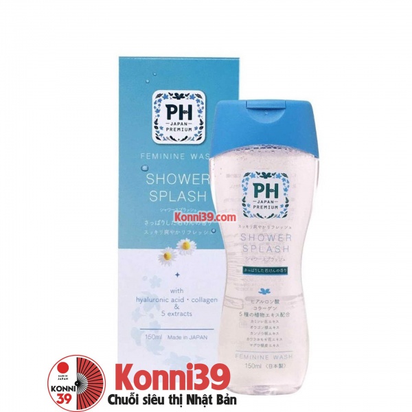 Dung dịch vệ sinh phụ nữ pH Care Japan Premium 150ml (4 loại) (Shower Splash)