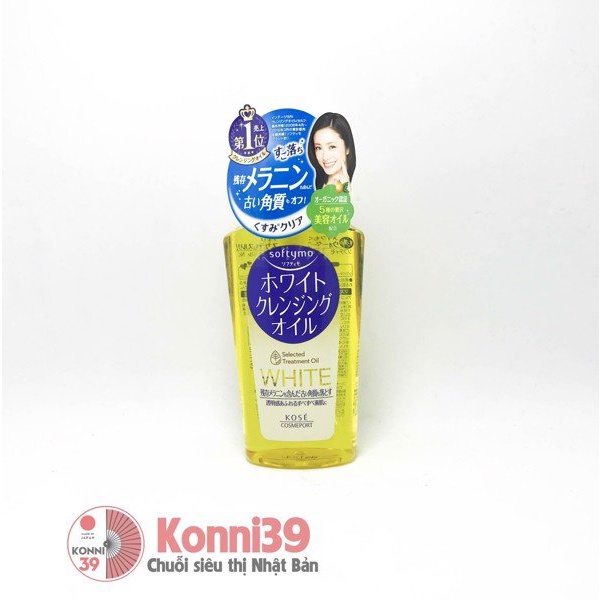 Dầu tẩy trang Kose Softymo 230ml (4 loại) (White cleansing)