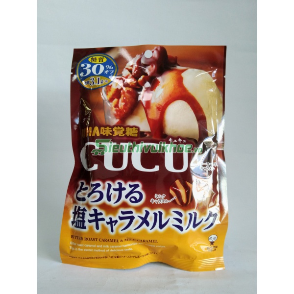 Kẹo sữa UHA caramel CUCU Mikakuto gói 80g