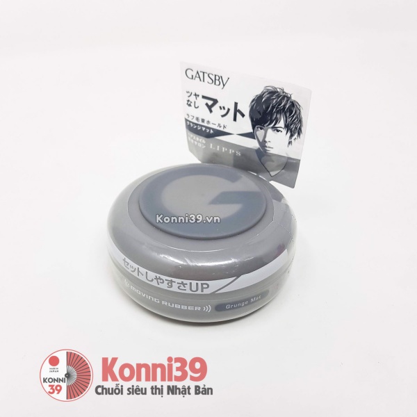 Sáp vuốt tóc Gatsby cho nam 80g (4 loại) (Grunge Mat)