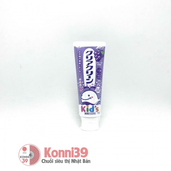 Kem đánh răng cho bé Kao Kids 70g (3 vị) (Vị nho)