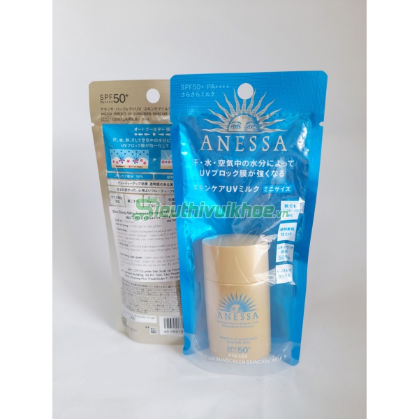Sữa Chống Nắng Anessa Perfect UV Sunscreen Skincare Milk SPF50+ PA++++ 20ml Mẫu Mới