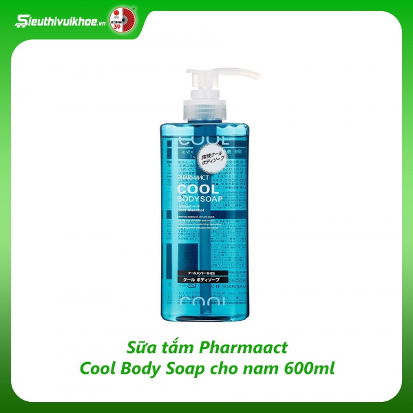 Sữa tắm Pharmaact Cool Body Soap cho nam 600ml