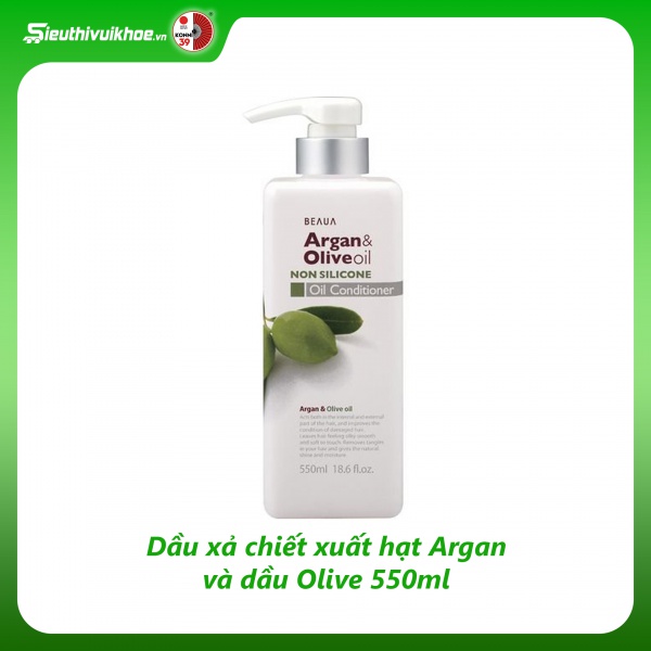 Dầu xả chiết xuất hạt Argan và dầu Olive 550ml