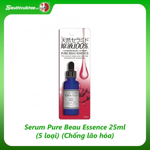 Serum Pure Beau Essence 25ml (5 loại) (Chống lão hóa)