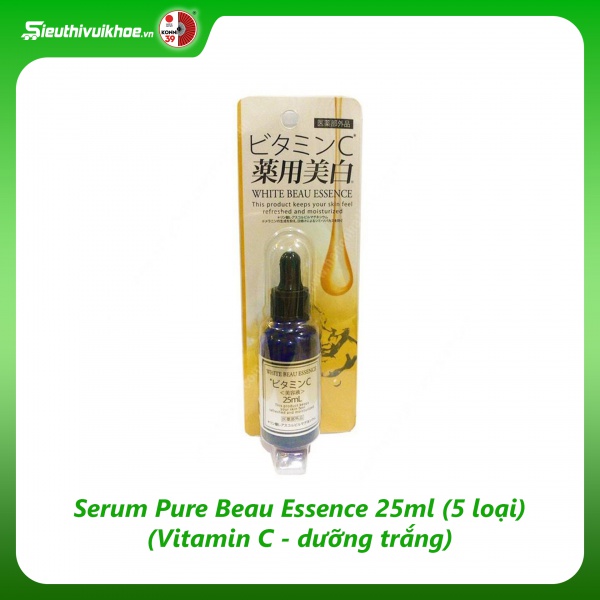 Serum Pure Beau Essence 25ml (5 loại) (Vitamin C - dưỡng trắng)