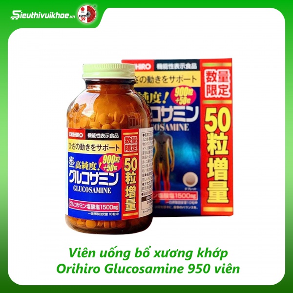  Viên uống bổ xương khớp Orihiro Glucosamine 950 viên