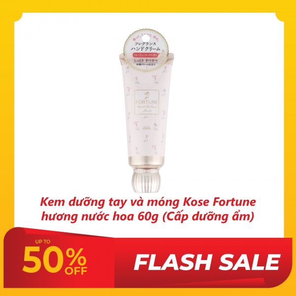 Kem dưỡng tay và móng Kose Fortune hương nước hoa 60g (Cấp dưỡng ẩm)